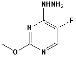 2-Methoxy-4-hydrazinyl-5-fluoropyrimidine